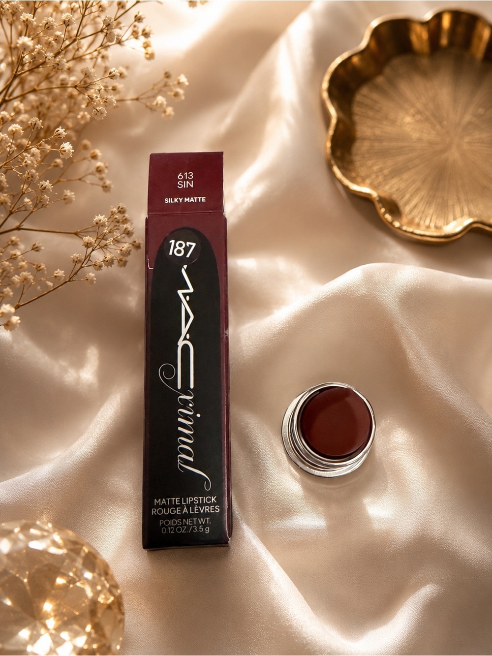 MAC Cosmetics Matte Lipstick 187 - Deep Berry Red